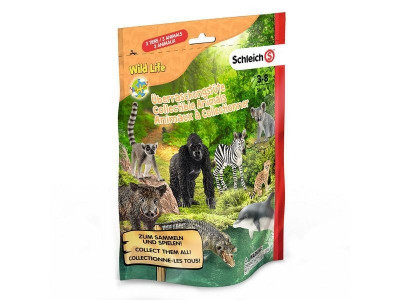 Фигурка Schleich Пакетик-сюрприз с 3 фигурками Wild Life L