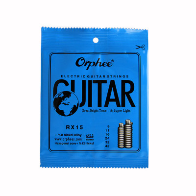 Струны для электрогитар Orphee RX-15 009-042, 6 шт