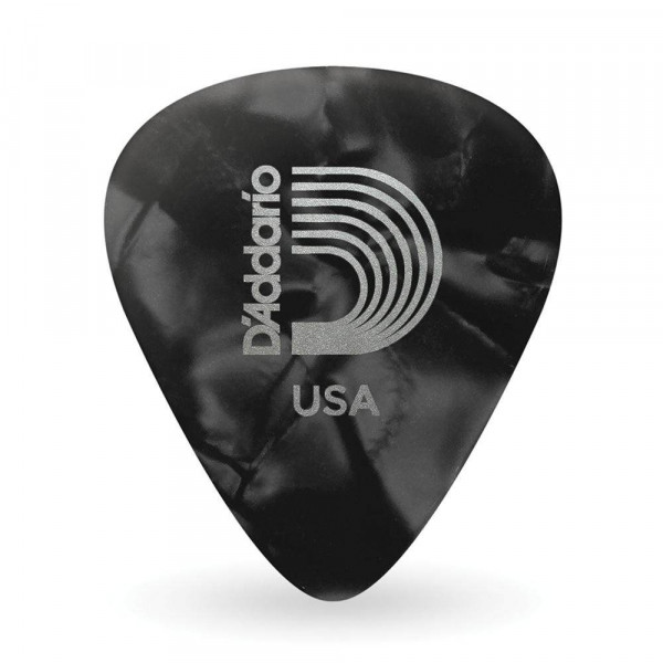 Медиатор PLANET WAVES 1CBKP2-10 10 PICK CELLULOID BKPEARL LIGHT, мягкие, 10 шт