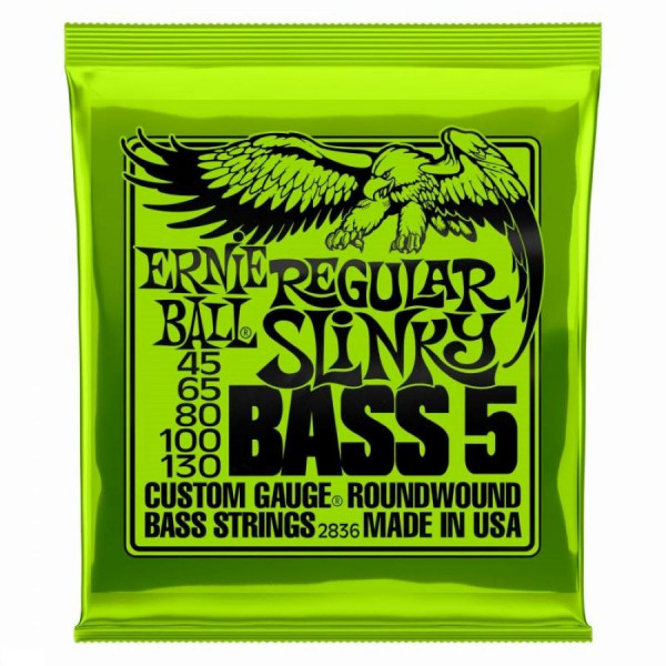 ERNIE BALL 2836 (45-130) струны для 5-струнной бас-гитары