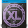 Струны для 4-х струнной бас-гитары D'ADDARIO EXL190 Custom Light легкое натяжение