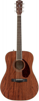 FENDER PM-1 Dreadnought All Mahogany with Case Natural OV Акустическая гитара с кейсом