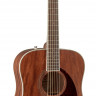 FENDER PM-1 Dreadnought All Mahogany with Case Natural OV Акустическая гитара с кейсом