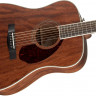 FENDER PM-1 Dreadnought All Mahogany with Case Natural OV Акустическая гитара с кейсом