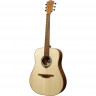 Акустическая гитара LAG T-70D Дредноут натурального цвета