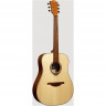 Акустическая гитара LAG T-70D Дредноут натурального цвета