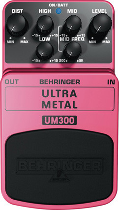 Педаль эффектов "Хэви Метал"- дисторшн BEHRINGER UM300