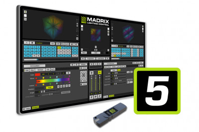 MADRIX MADRIX  5 KEY start Программное обеспечение + USB KEY, 2 х DMX512, 64х64 DVI