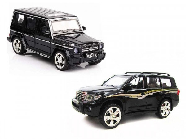 Машина XLG  TOYOTA PRADO/MERCEDES G55 M923J/M923K 1/24, свет, звук, инерция (1/4шт.) б/к