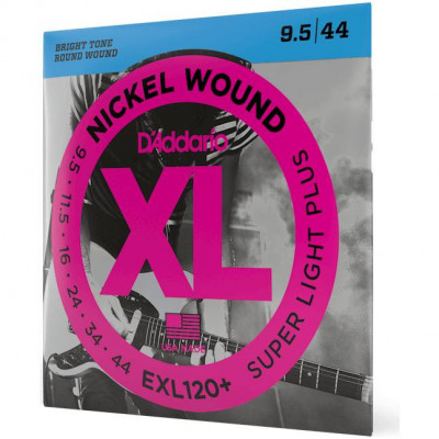 Струны для электрогитары D'ADDARIO EXL120+, Super Light Plus