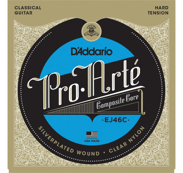 Струны для классической гитары D'ADDARIO EJ46C Composite Hard