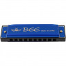Губная гармошка диатоническая BEE DF10A-1 BLUE