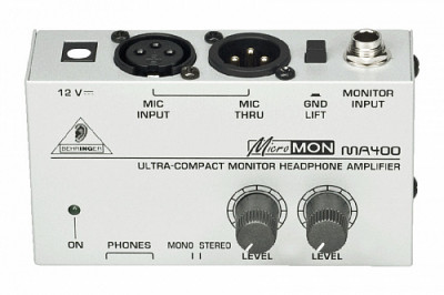 BEHRINGER MA400 MICROMON усилитель для наушников компактный мониторный