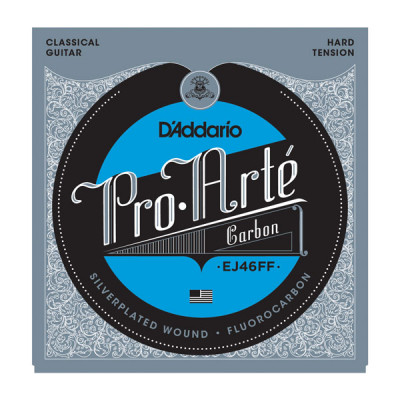 Струны для классической гитары D'ADDARIO EJ46FF карбон, сильное натяжение