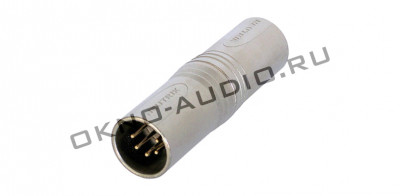 Адаптер переходник Neutrik NA5MM для DMX систем XLR