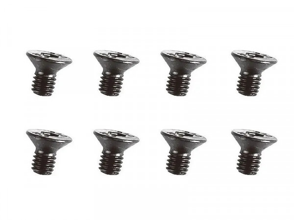 Винт с головкой под шестигранник, потайной М4х5мм, 8 шт.