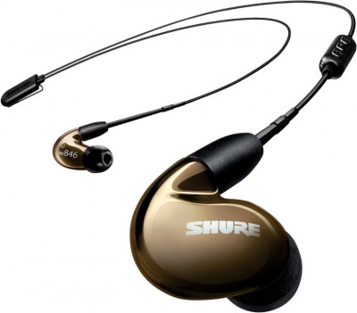 SHURE SE846-BNZ+BT2-EFS премиальные беспроводные Bluetooth наушники