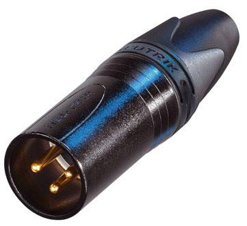 Кабельный разъем XLR3 male NEUTRIK NC3MXX-B