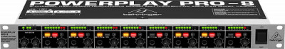 BEHRINGER POWERPLAY PRO-8 HA8000 усилитель для наушников компактный 8-канальный