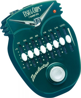 Danelectro DJ14 Fish & Chips 7 Band EQ педаль эквалайзер 7 частот