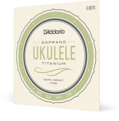 Струны D'ADDARIO EJ87S для укулеле сопрано normal 028.033.040.029