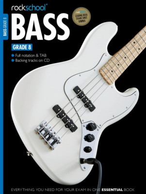 RSK051218 Rockschool Bass Grade 8 (2012-2018) книга с нотами и аккордами