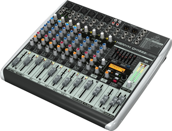 BEHRINGER QX1222USB микшер 16 каналов, USB/аудио интерфейс