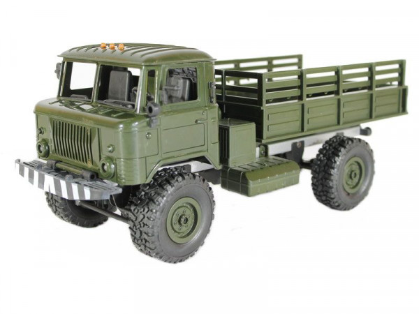 Радиоуправляемая машина MN MODEL ГАЗ-66 грузовая (зеленая) 4WD 2.4G 1/16 RTR