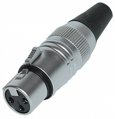 FORCE CFA-022 - Разъем XLR (F) 3P, реплика Neutrik®