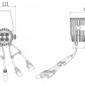 Involight LEDSPOT433 светодиодный RGB прожектор 4x3 Вт