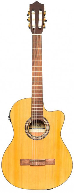 STAGG SCL60 TCE-NAT 4/4 классическая гитара со звукоснимателем STAGG SCL60 TCE-NAT 4/4 классическая гитара со звукоснимателем