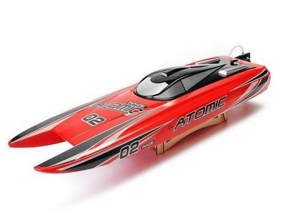 Радиоуправляемый катамаран Volantex RC ATOMIC 700 красный Brushless 2.4G LiPo RTR