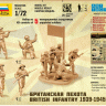 Британская пехота 1/72