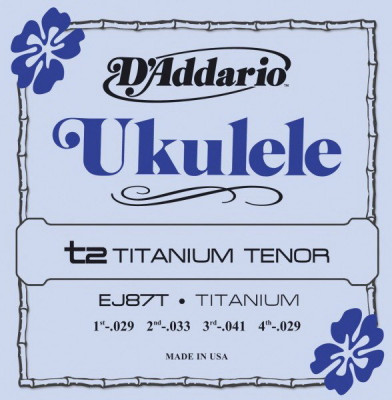 Струны D'ADDARIO EJ87T для укулеле тенор normal 029.033.041.029