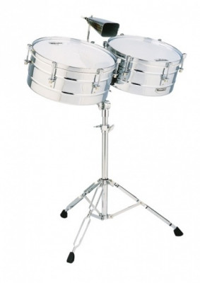 LATIN PERCUSSION M257 Timbales Matador комплект тимбале 14"х8" и 15"х8" со стойкой и ковбеллом