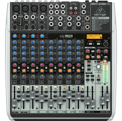 BEHRINGER QX1622USB микшер 16 каналов, USB аудио интерфейс