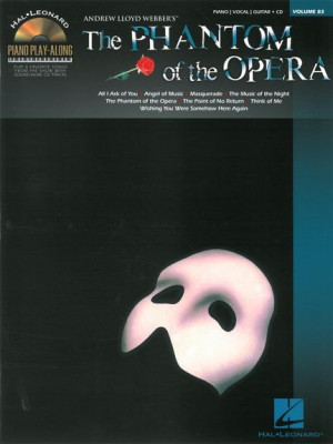 HL00311903 PIANO PLAY ALONG VOLUME 83 PHANTOM OF THE OPERA PIANO BOOK/CD