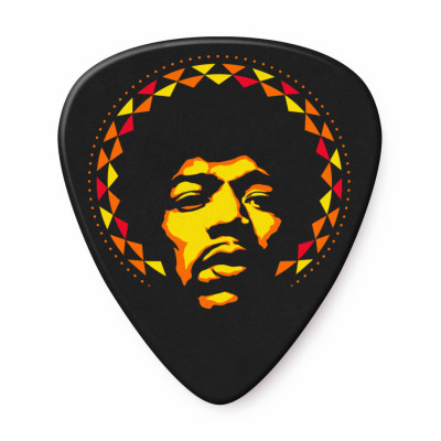 DUNLOP  JHP16HV Jimi Hendrix Aura Mandala Набор медиаторов 6 шт