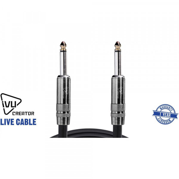 Инструментальный кабель IVU CREATOR LIC-3S/S 3м, джек моно джек моно