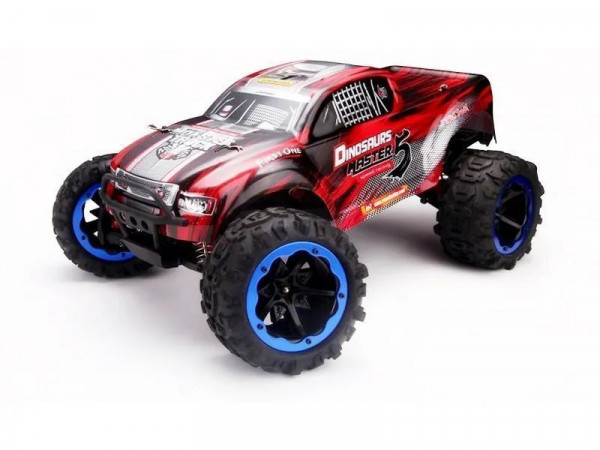 Радиоуправляемый монстр Remo Hobby Dinosaurs Master Brushless (красный) 4WD 2.4G 1/8 RTR