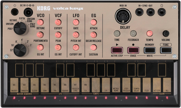 KORG volca keys аналоговый грувбокс - синтезатор