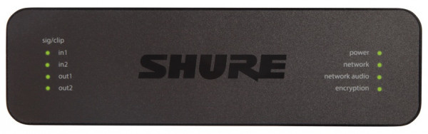 SHURE ANI22-XLR сетевой Dante™ аудиоинтерфейс 2 вх - 2 вых XLR