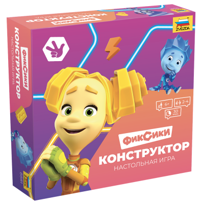 Настольная игра Фиксики. Конструктор 6+