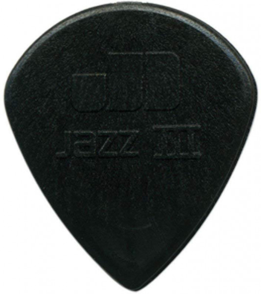 DUNLOP 47PXLS Nylon Jazz III XL Black Stiffo упаковка черных медиаторов, (6шт.)