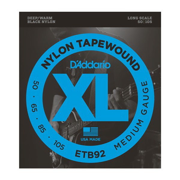 D'ADDARIO ETB92, Medium, 50-100, Long Scale струны для 4-струнной бас-гитары