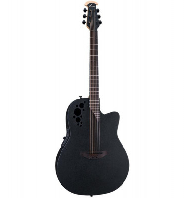 OVATION 1868TX-5 Elite T Super Shallow Black Textured электроакустическая гитара