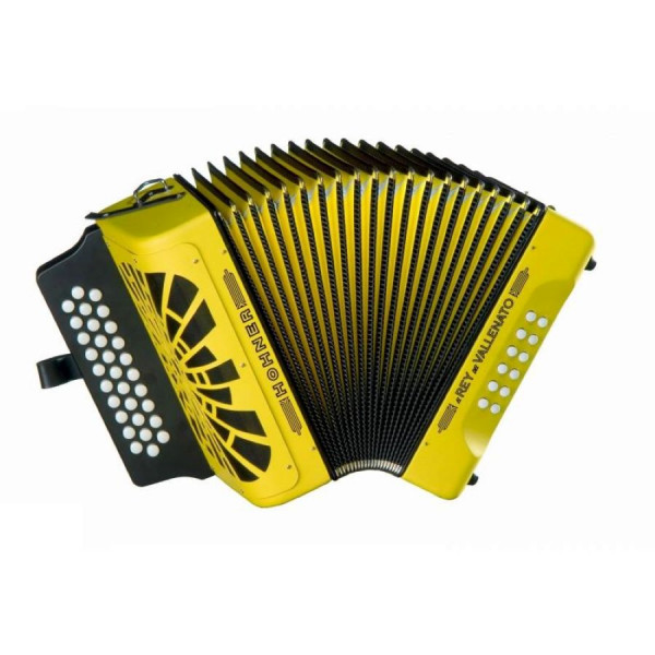 HOHNER El Rey del Vallenato BbEbAb Yellow (A4966) аккордеон