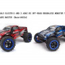 Радиоуправляемый монстр Remo Hobby Dinosaurs Master Brushless UPGRADE (синий) 4WD 2.4G 1/8 RTR