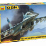 Сборная модель ZVEZDA Российский фронтовой бомбардировщик Су-32ФН, 1/72