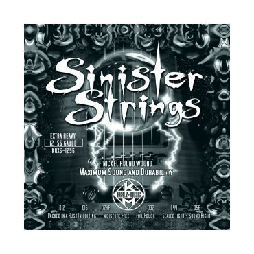 KERLY KQXS-1256 SINISTER STRINGS - NICKEL PLATED STEEL .012-.056 струны для электрогитары